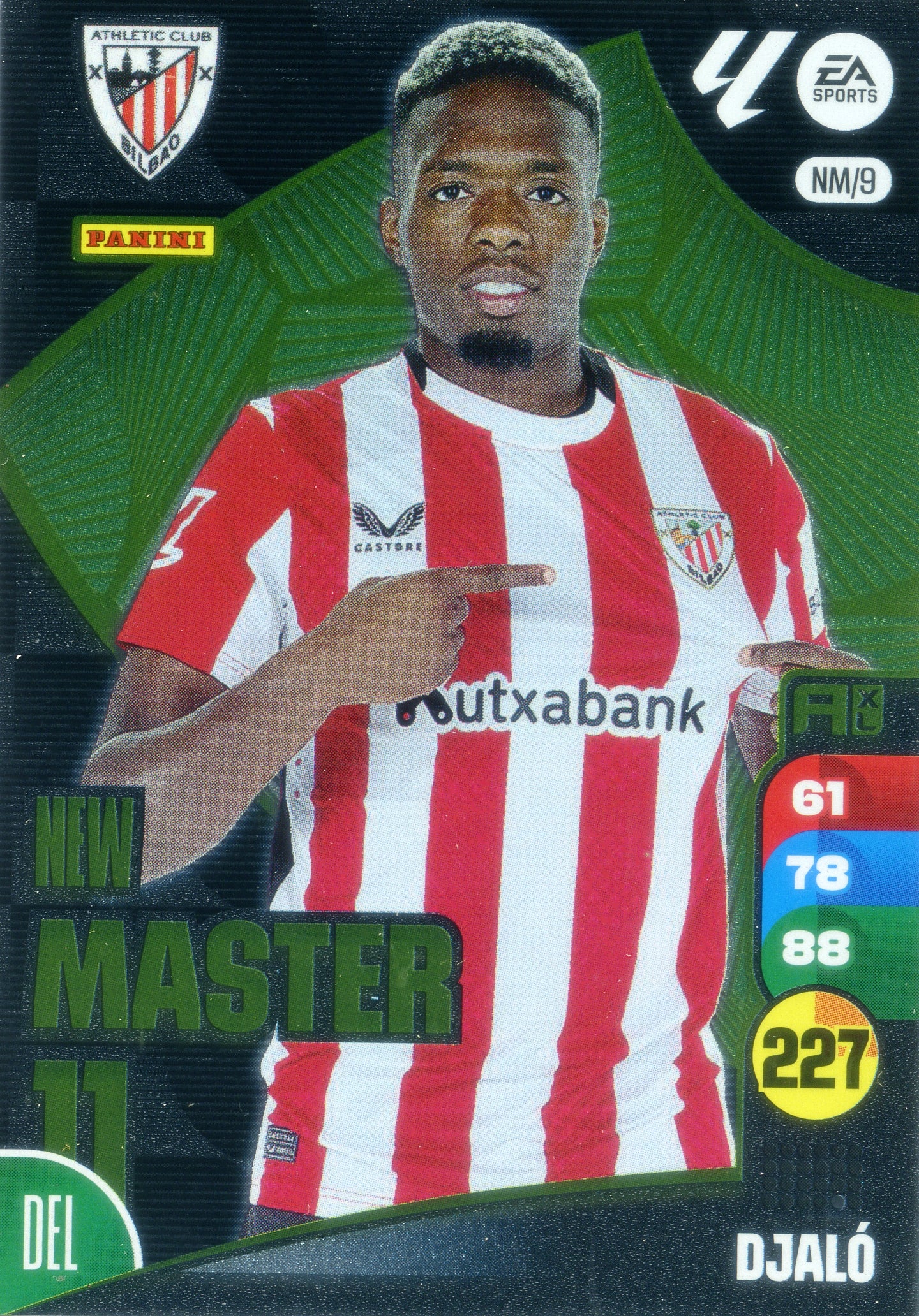 Panini Adrenalyn XL La Liga 2024/2025 - #NM/09 - NEW MASTER 11 - DJALÓ - 1ª Edición, Cromo RAW