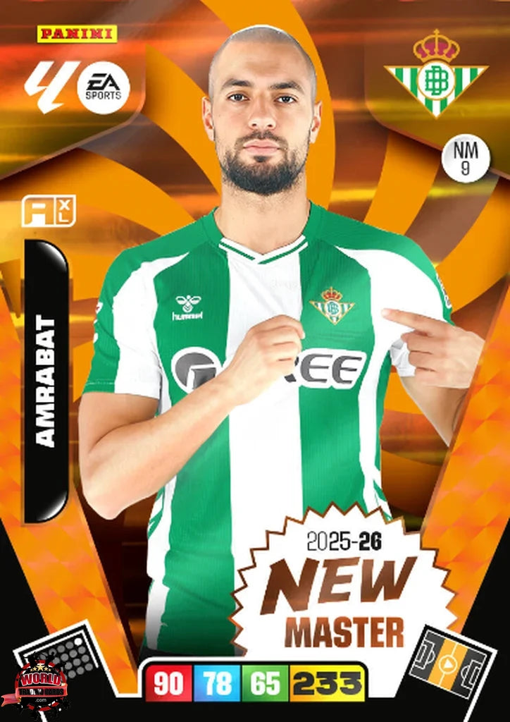 #NW/09 | Adrenalyn XL | La Liga | 2025-2026 | Amrabat | Real Betis | New Master