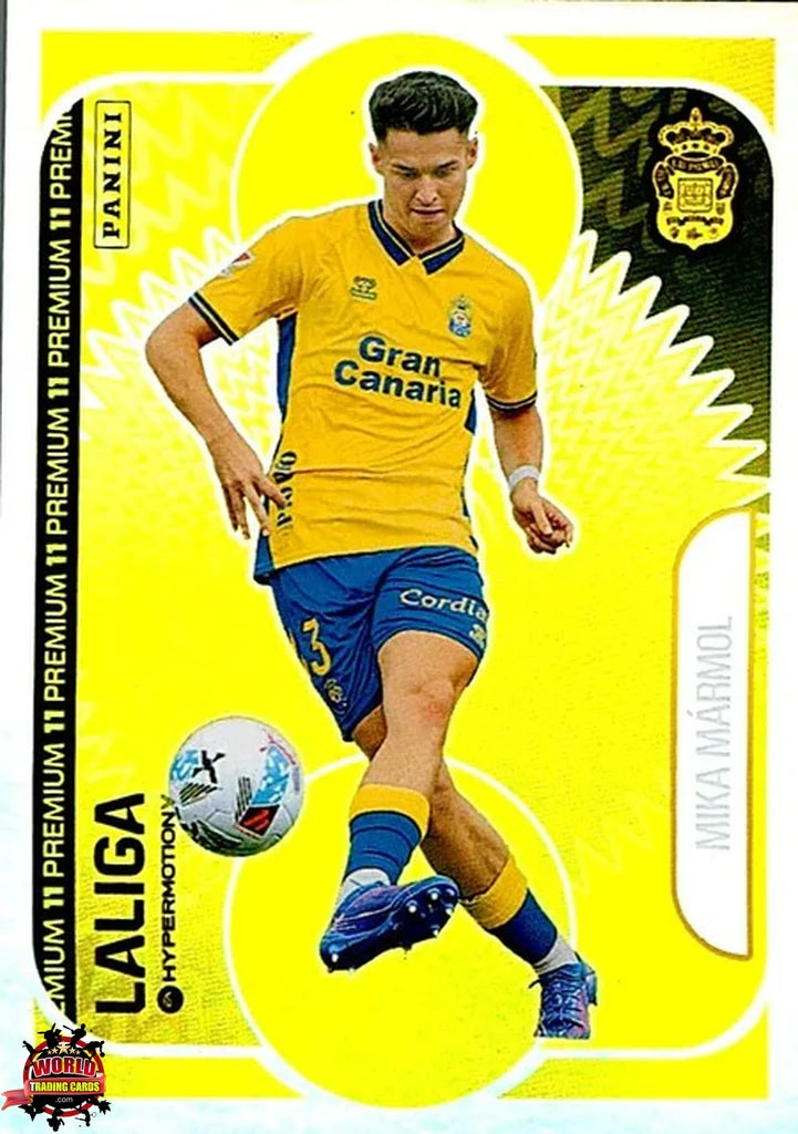 Cromo Trading Card Fútbol-Mika Mármol-UD Las Palmas-Panini La Liga HypermotionV 2025-2026-OP05-Once Premium