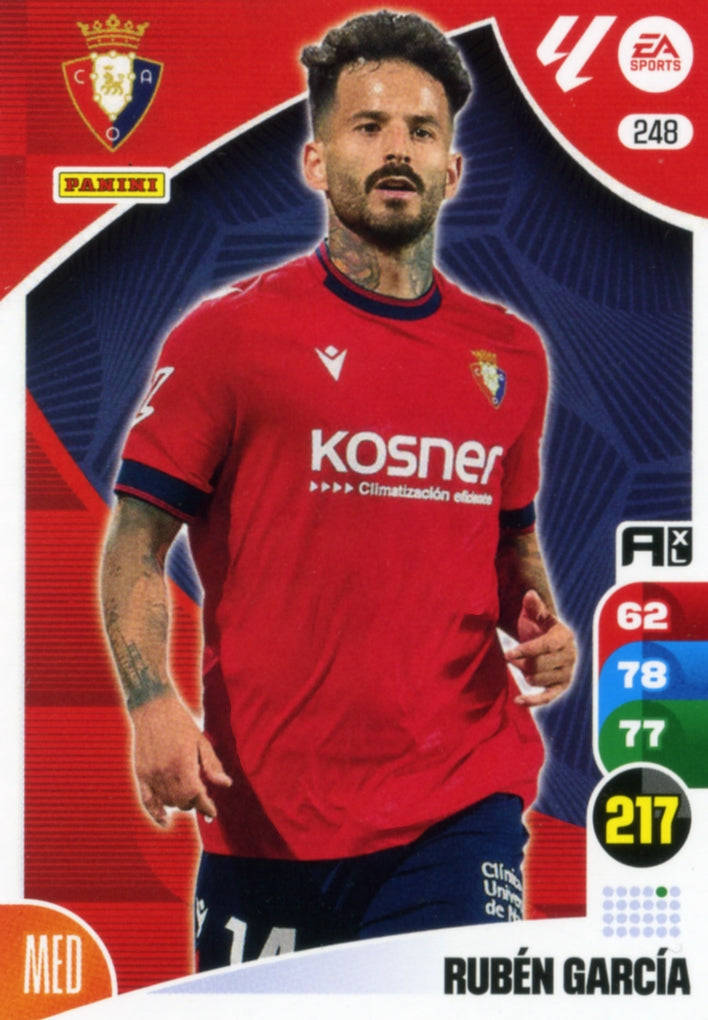 Panini Adrenalyn XL La Liga 2024/2025 - #248.  Rubén García - OSASUNA - 1ª Edición, Cromo RAW