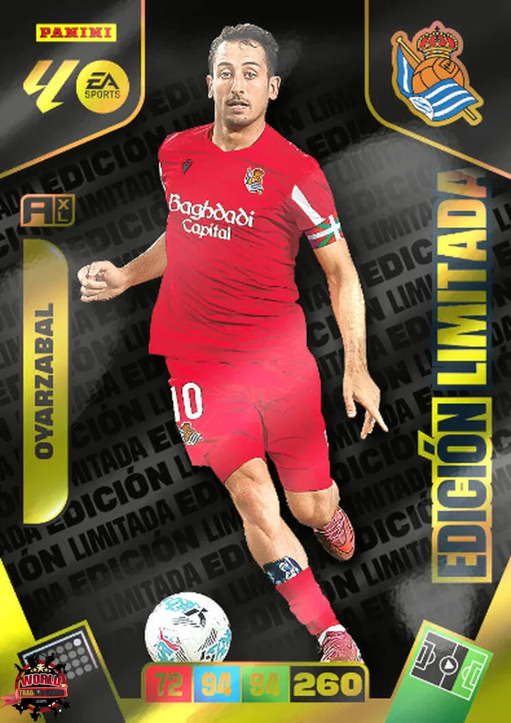 Oyarzabal - Real Sociedad - Panini Adrenalyn XL - 2025-2026 - SP - Edición Limitada