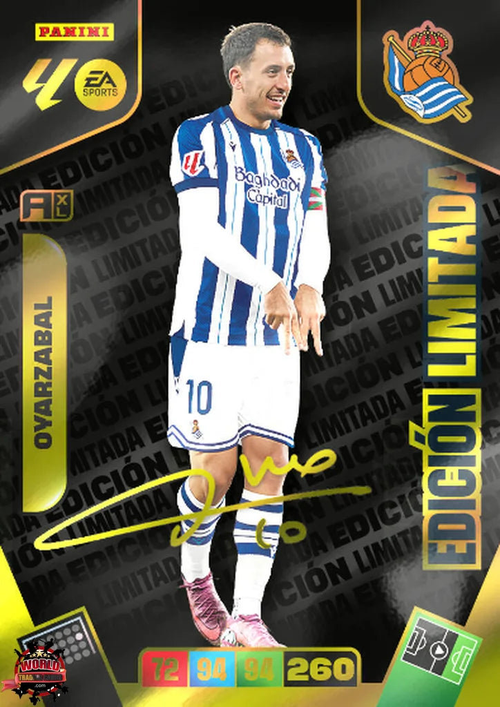 Oyarzabal - Real Sociedad - Panini Adrenalyn XL - 2025-2026 - SP - Edición Limitada - Firmada