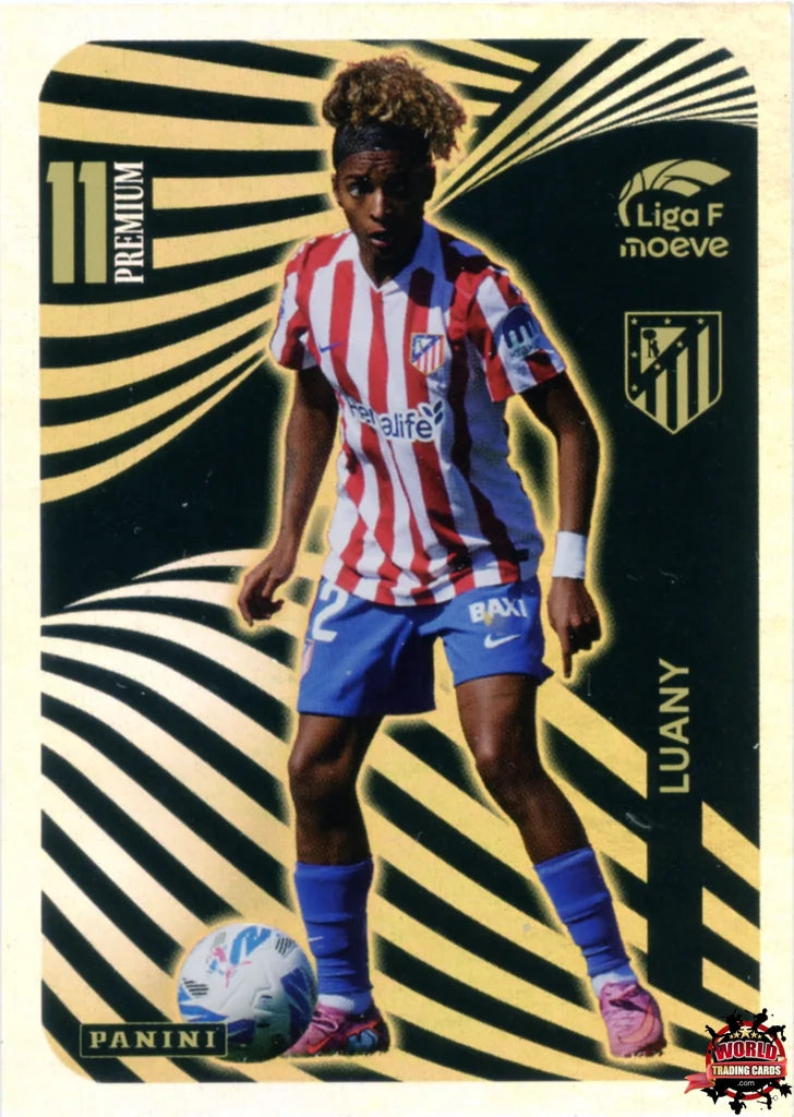 Cromo Trading Card Fútbol-Luany-Atlético de Madrid-Panini Liga F Moeve 2025-2026-P02 -Premium 11