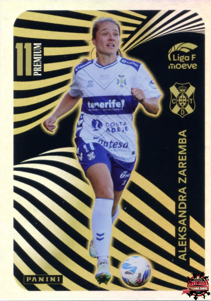 Cromo Trading Card Fútbol-Aleksandra Zaremba-Costa Adeje Tenerife-Panini Liga F Moeve 2025-2026-P03 -Premium 11