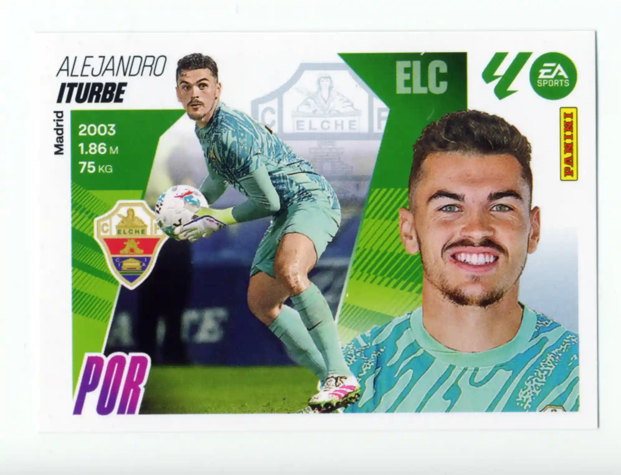 Iturbe - Elche CF - Panini Liga Este  - 2025/2026 - 4 - Básico - Segunda Edición