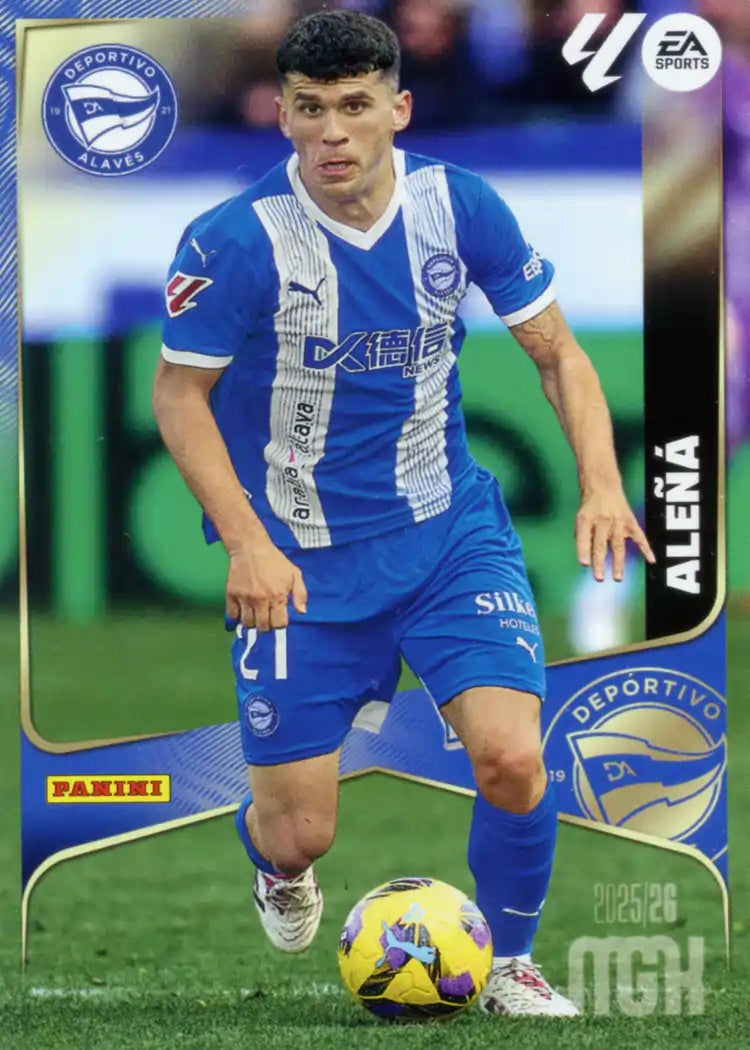 Cromo Trading Card Fútbol-Aleña-CD Alavés-Panini Megacracks 2025-2026-31-Basico