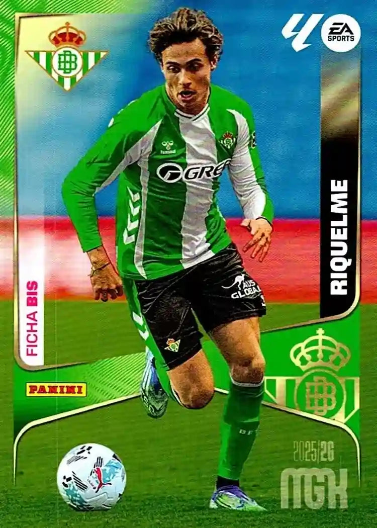 Riquelme - Real Betis - Panini Megacracks - 2025-2026 - #105 Bis - Basico