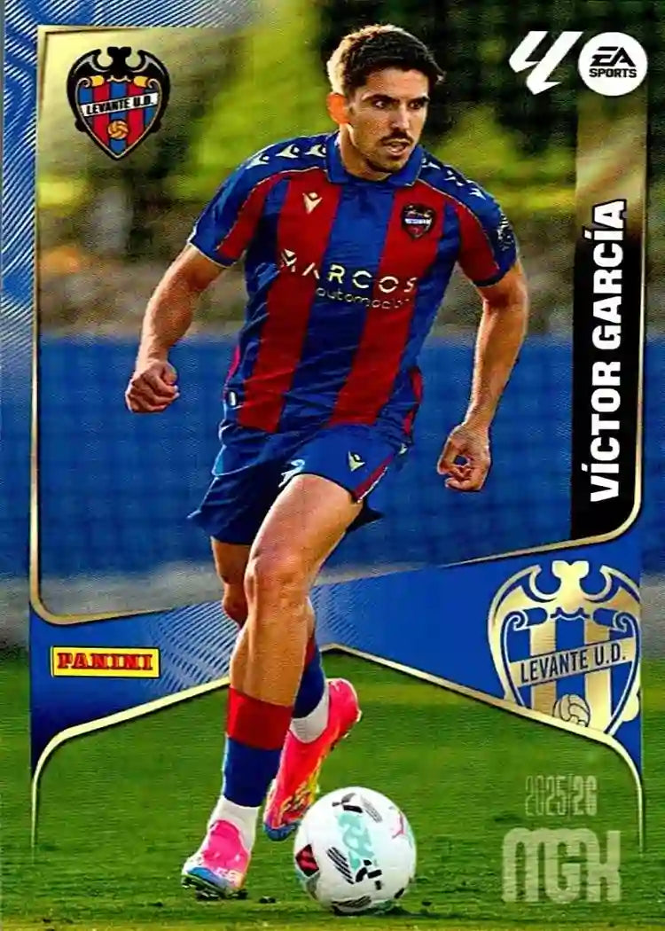 Cromo Trading Card Fútbol-Victor Garcia-Levante UD-Panini Megacracks 2025-2026-208-Basico