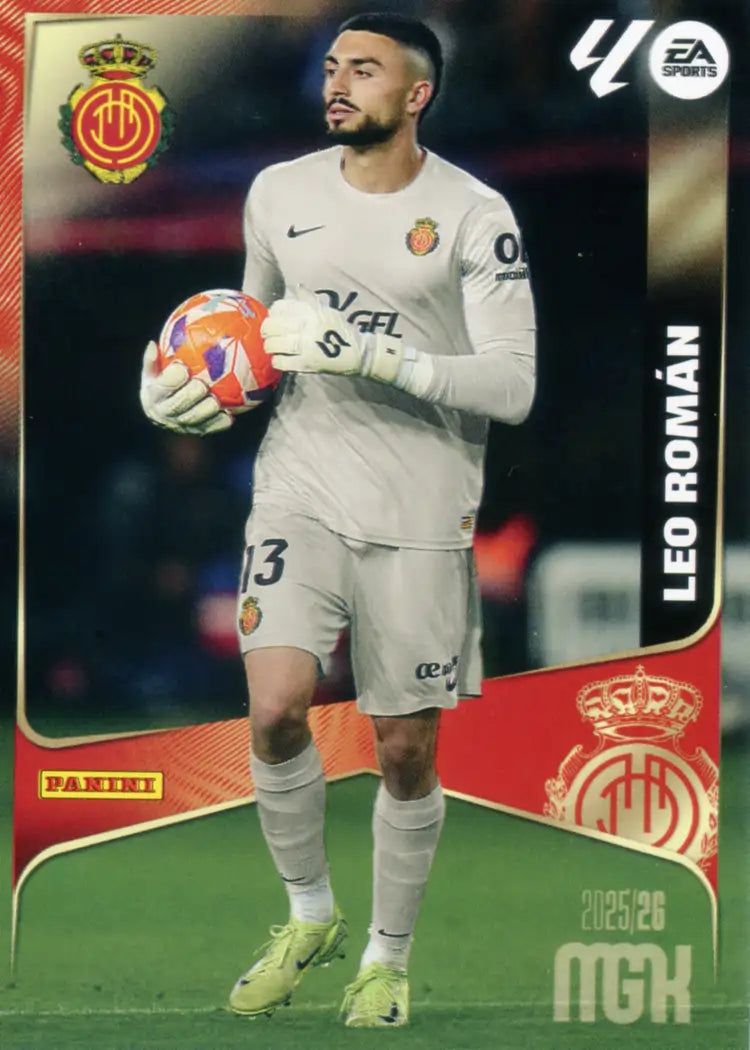 Cromo Trading Card Fútbol-Leo Roman-RCD Mallorca-Panini Megacracks 2025-2026-237-Basico