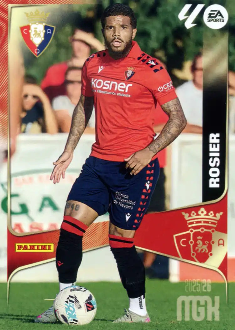 Cromo Trading Card Fútbol-Rosier-CA Osasuna-Panini Megacracks 2025-2026-256-Basico