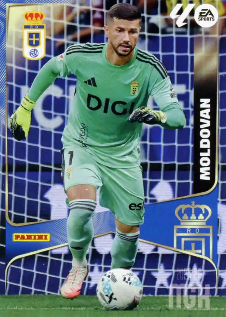Cromo Trading Card Fútbol-Moldovan-Real Oviedo-Panini Megacracks 2025-2026-273-Basico