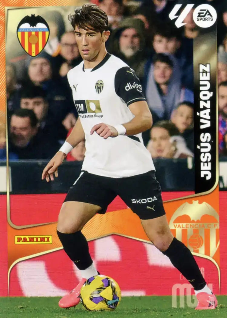 Cromo Trading Card Fútbol-Jesus Vazquez-Valencia CF-Panini Megacracks 2025-2026-352-Basico