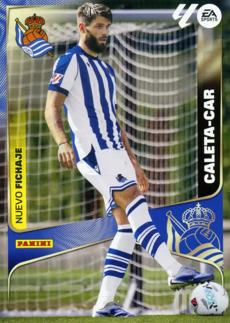 Cromo Trading Card Fútbol-Caleta-Car- Real Sociedad-Panini Megacracks 2025-2026-457-Nuevos Fichajes