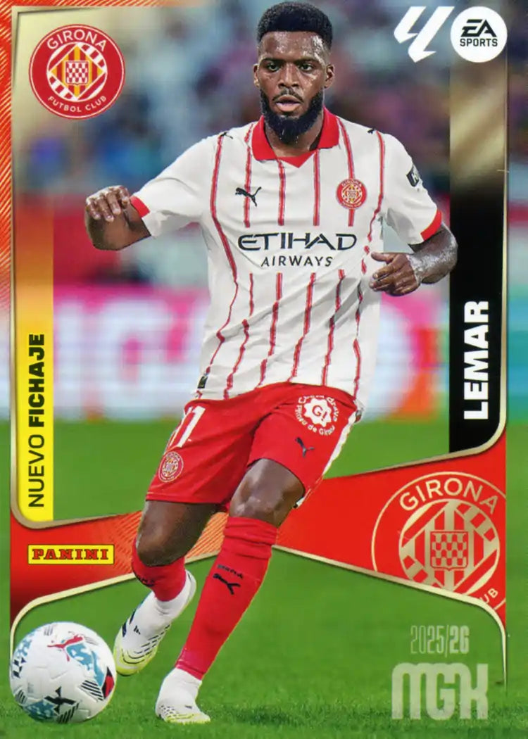 Cromo Trading Card Fútbol-Lemar-Girona FC-Panini Megacracks 2025-2026-459-Nuevos Fichajes