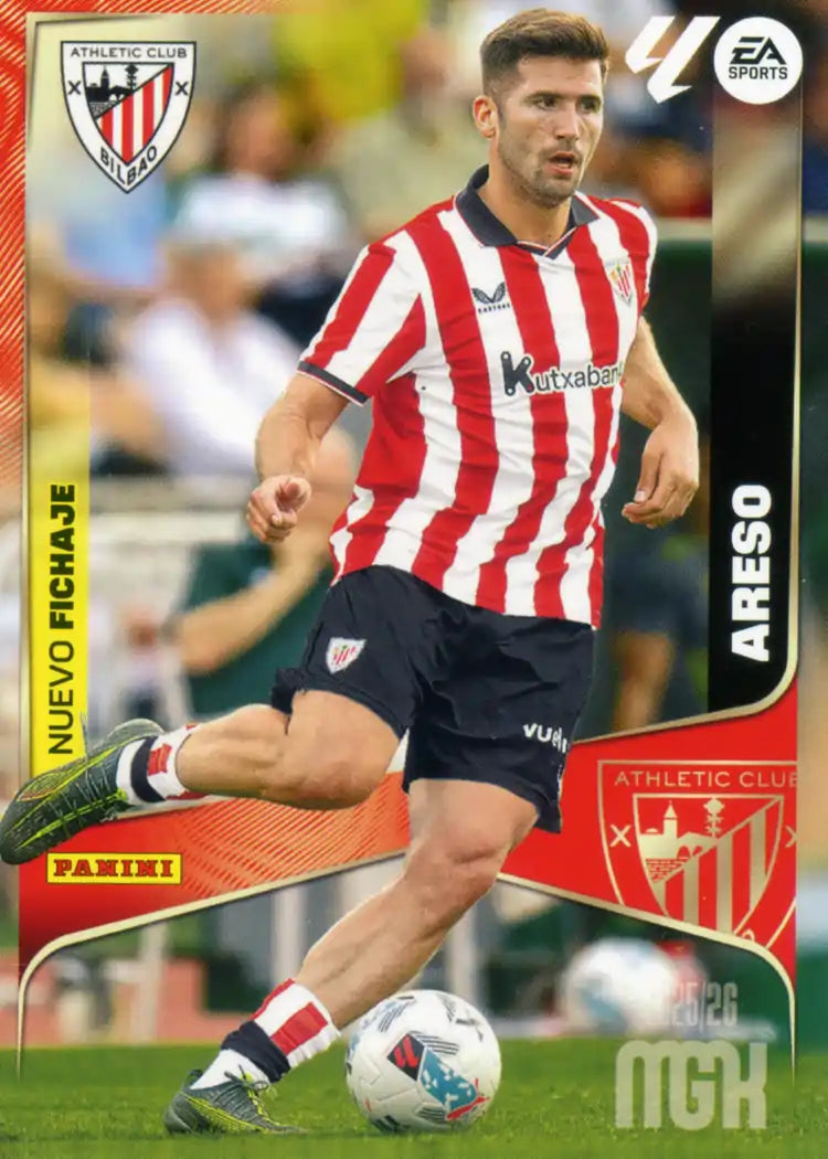 Cromo Trading Card Fútbol-Areso- Athletic Club-Panini Megacracks 2025-2026-464-Nuevos Fichajes