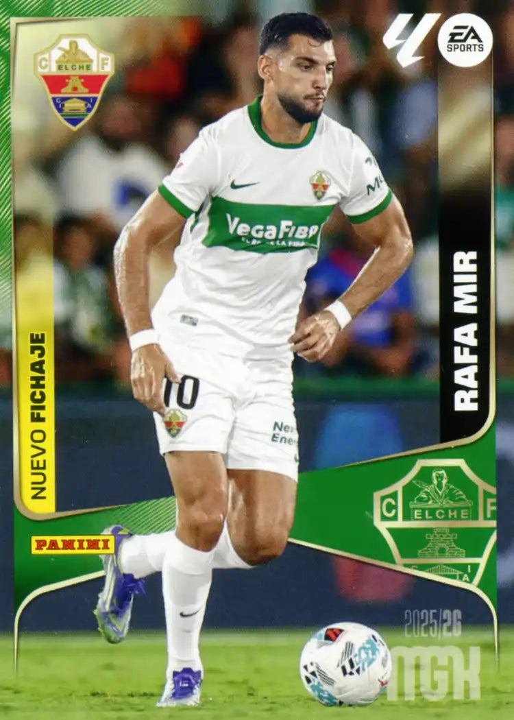 Cromo Trading Card Fútbol-Rafa Mir-Elche CF-Panini Megacracks 2025-2026-473-Nuevos Fichajes