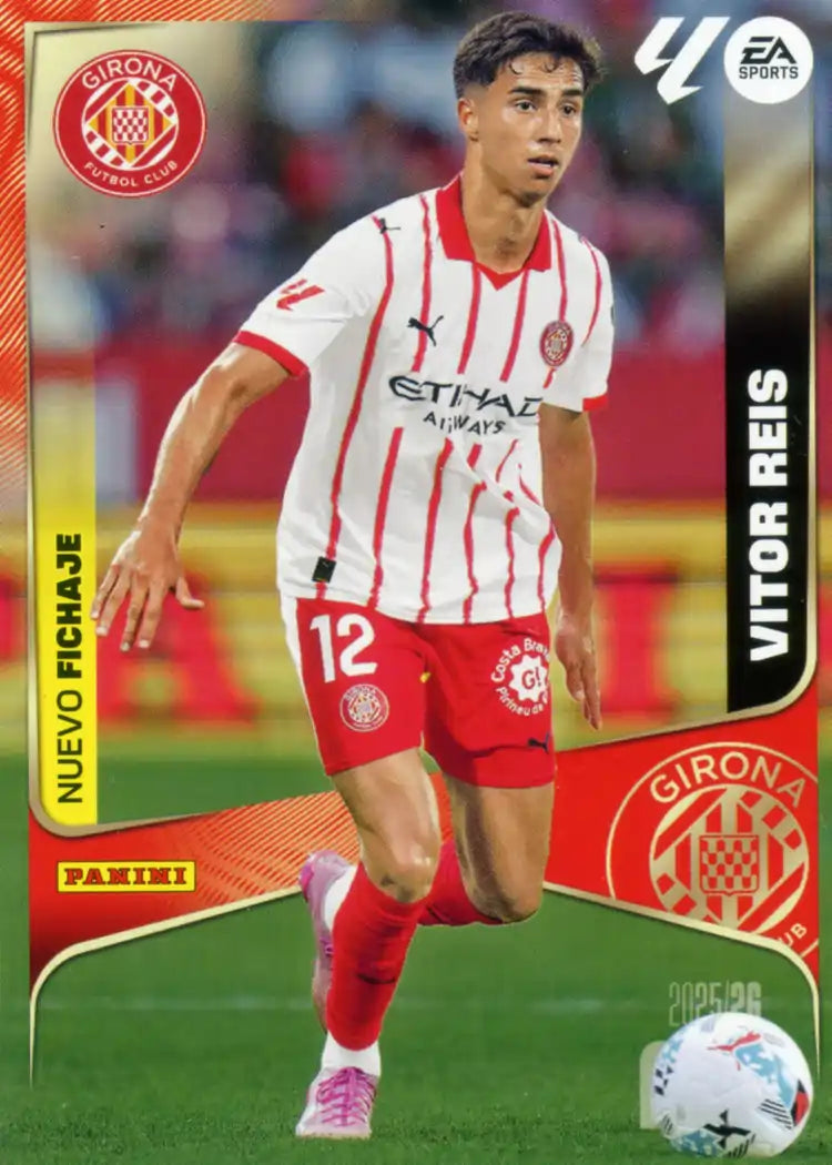 Cromo Trading Card Fútbol-Vitoe Reis-Girona FC-Panini Megacracks 2025-2026-474-Nuevos Fichajes