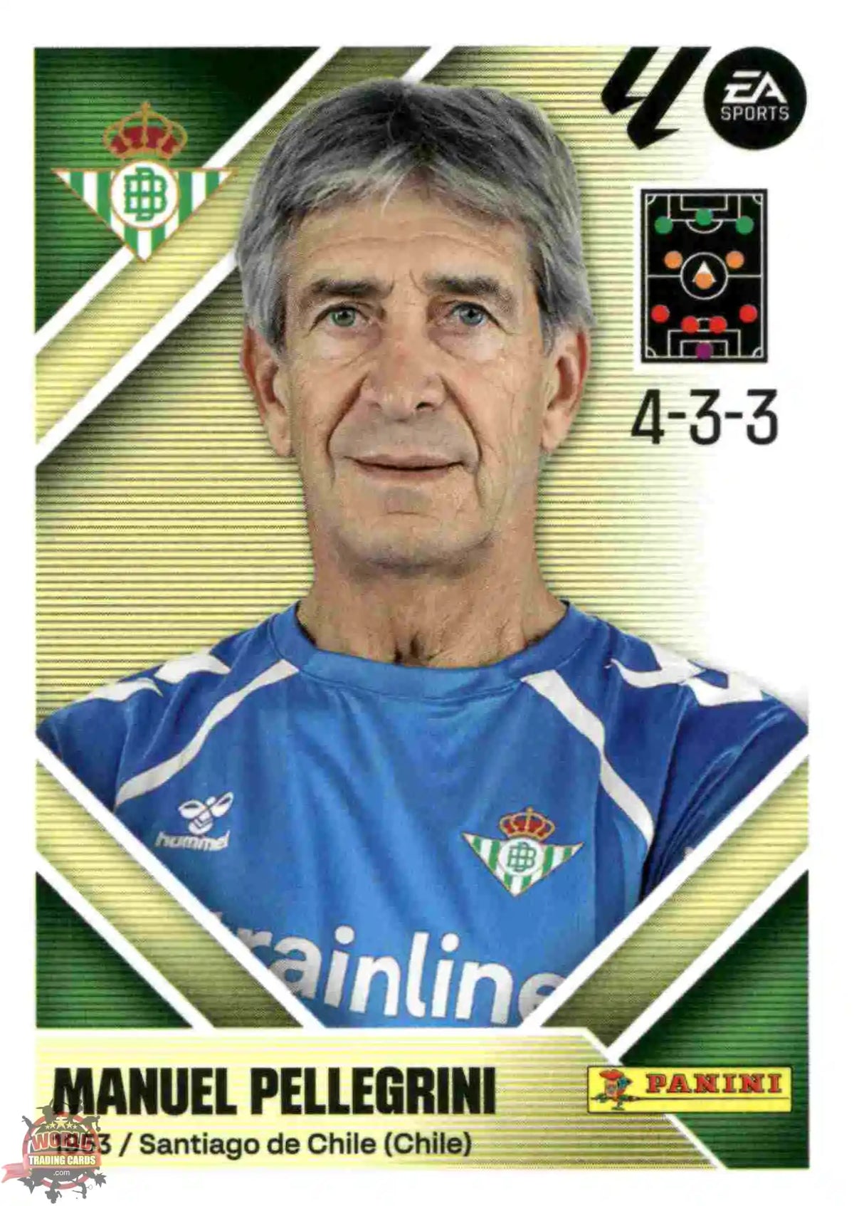 Panini | Liga Este | 2026-2027 | Real Betis | Basico | #02 | Manuel Pellegrini