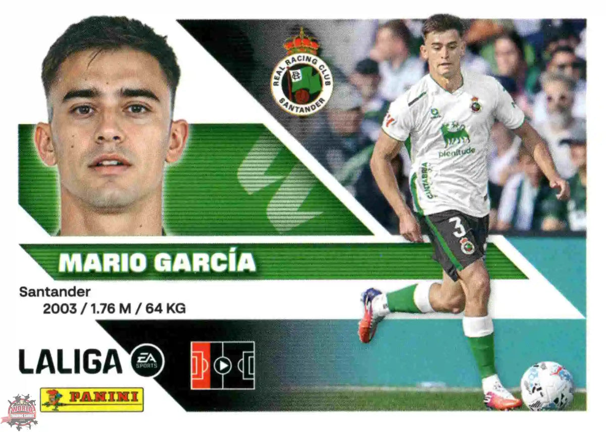 Panini | Liga Este | 2026-2027 | Racing de Santander | Basico | #09B | Mario García