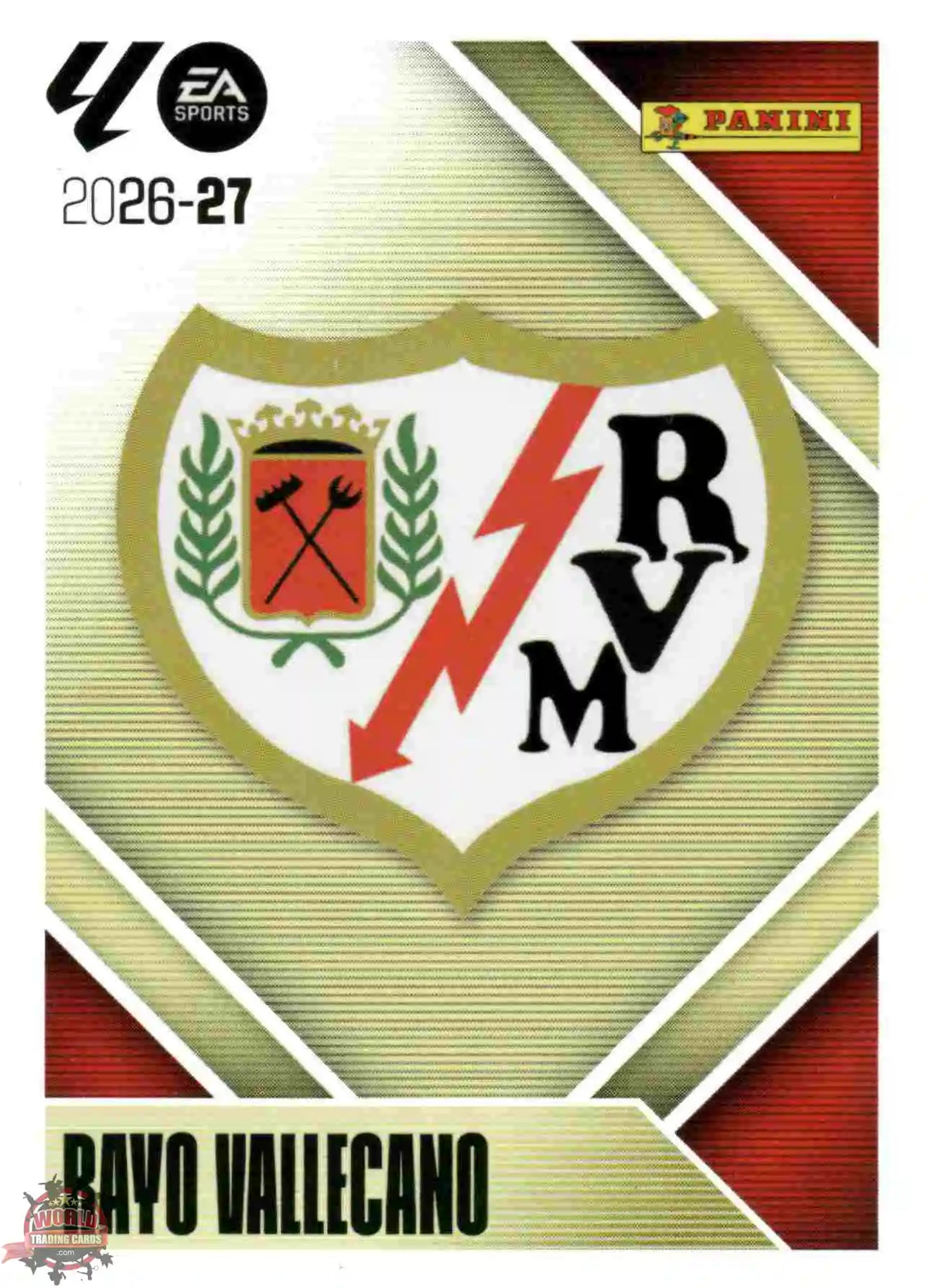 Panini | Liga Este | 2026-2027 | Rayo Vallecano | Basico | #01 | Escudo