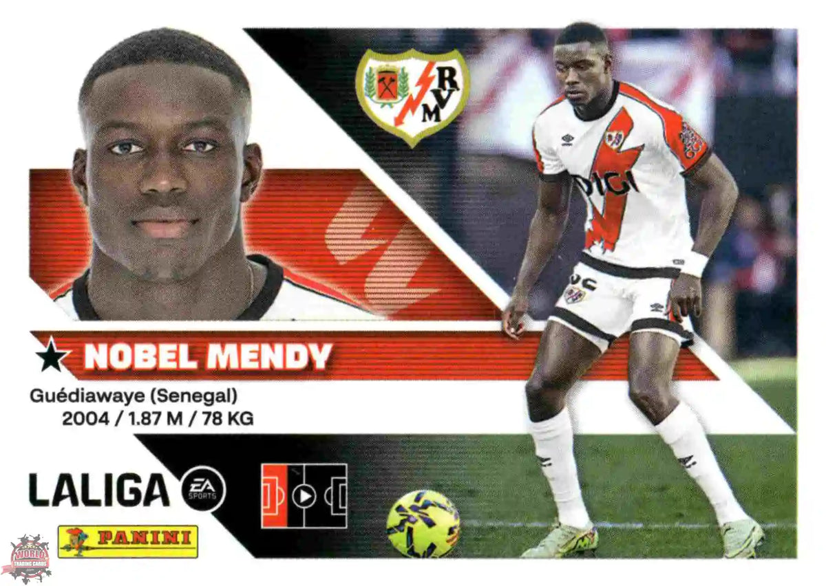 Panini | Liga Este | 2026-2027 | Rayo Vallecano | Basico | #07 | Nobel Mendy