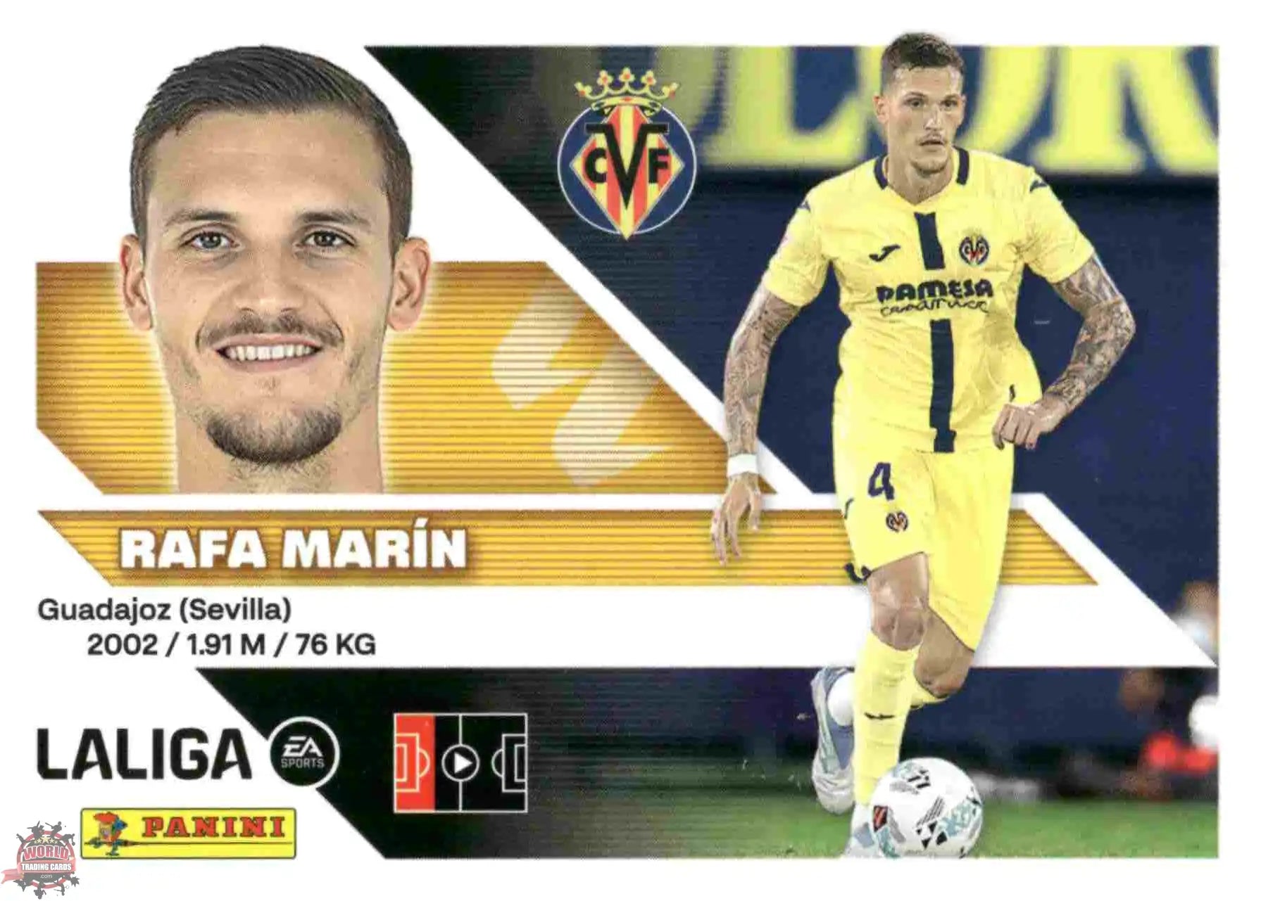 Panini | Liga Este | 2026-2027 | Villarreal CF | Basico | #08B | Rafa Marín