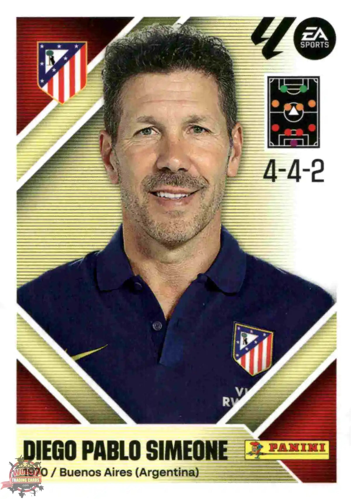 Panini | Liga Este | 2026-2027 | Atlético de Madrid | Basico | #02 | Diego Simeone