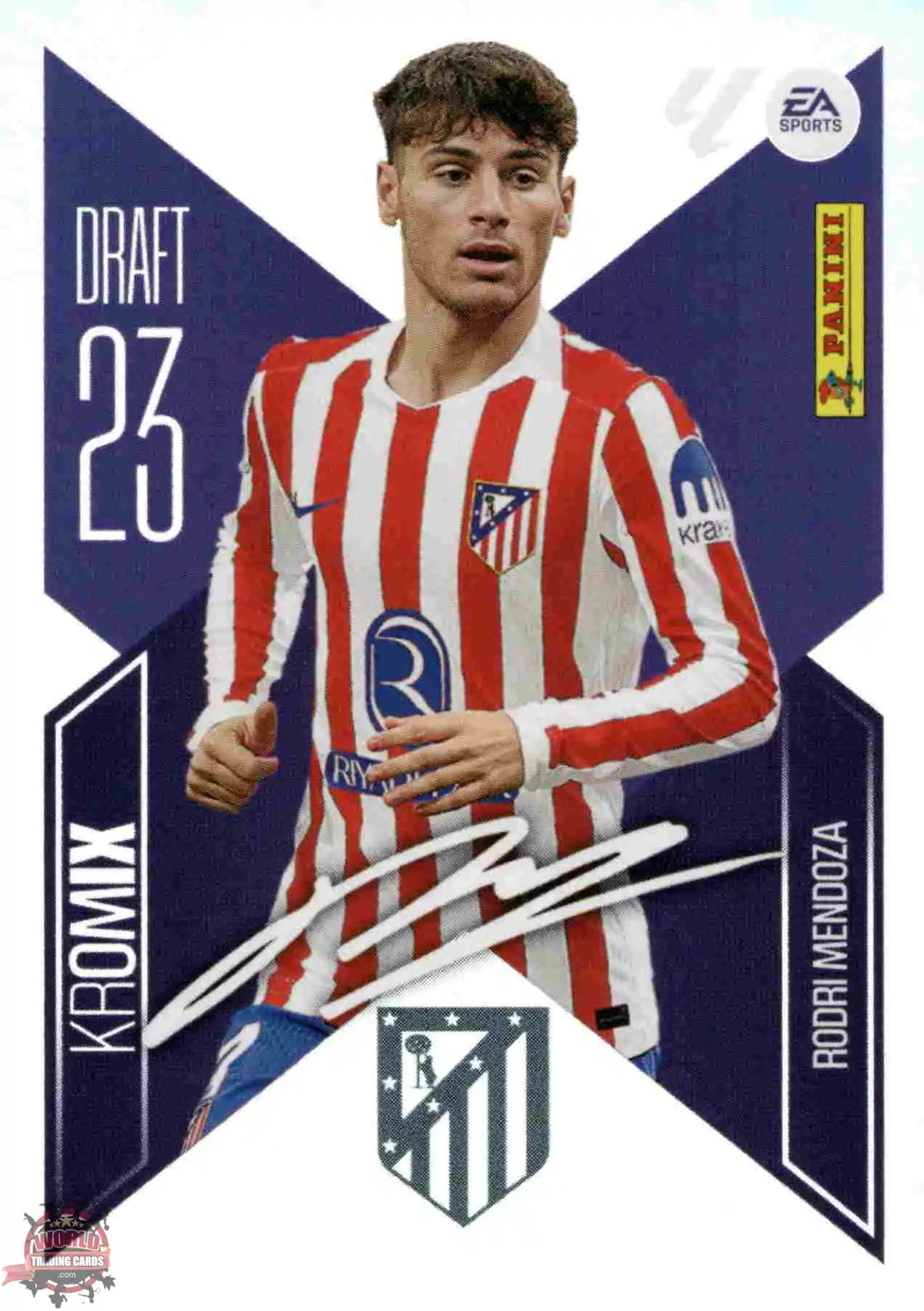 Panini | Liga Este | 2026-2027 | Atlético de Madrid | Draft 23 Kromix | #K21 | Rodri Mendoza - Rookie