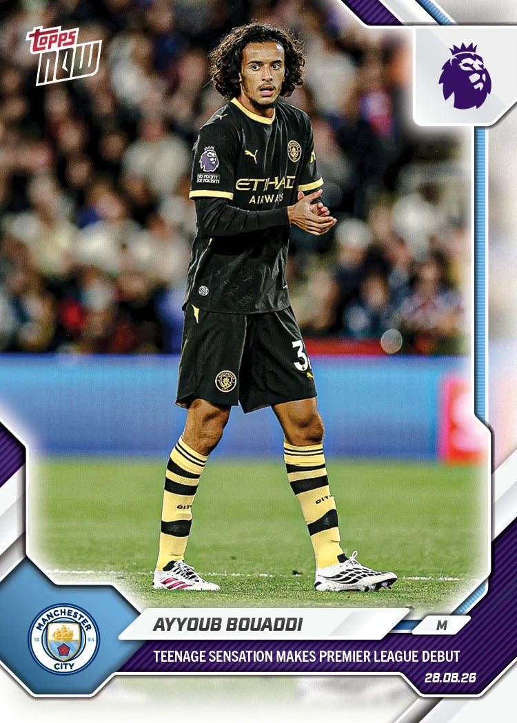 2026-27 | Topps | Now | Premier League | #011 | Ayyoub Bouaddi | Base
