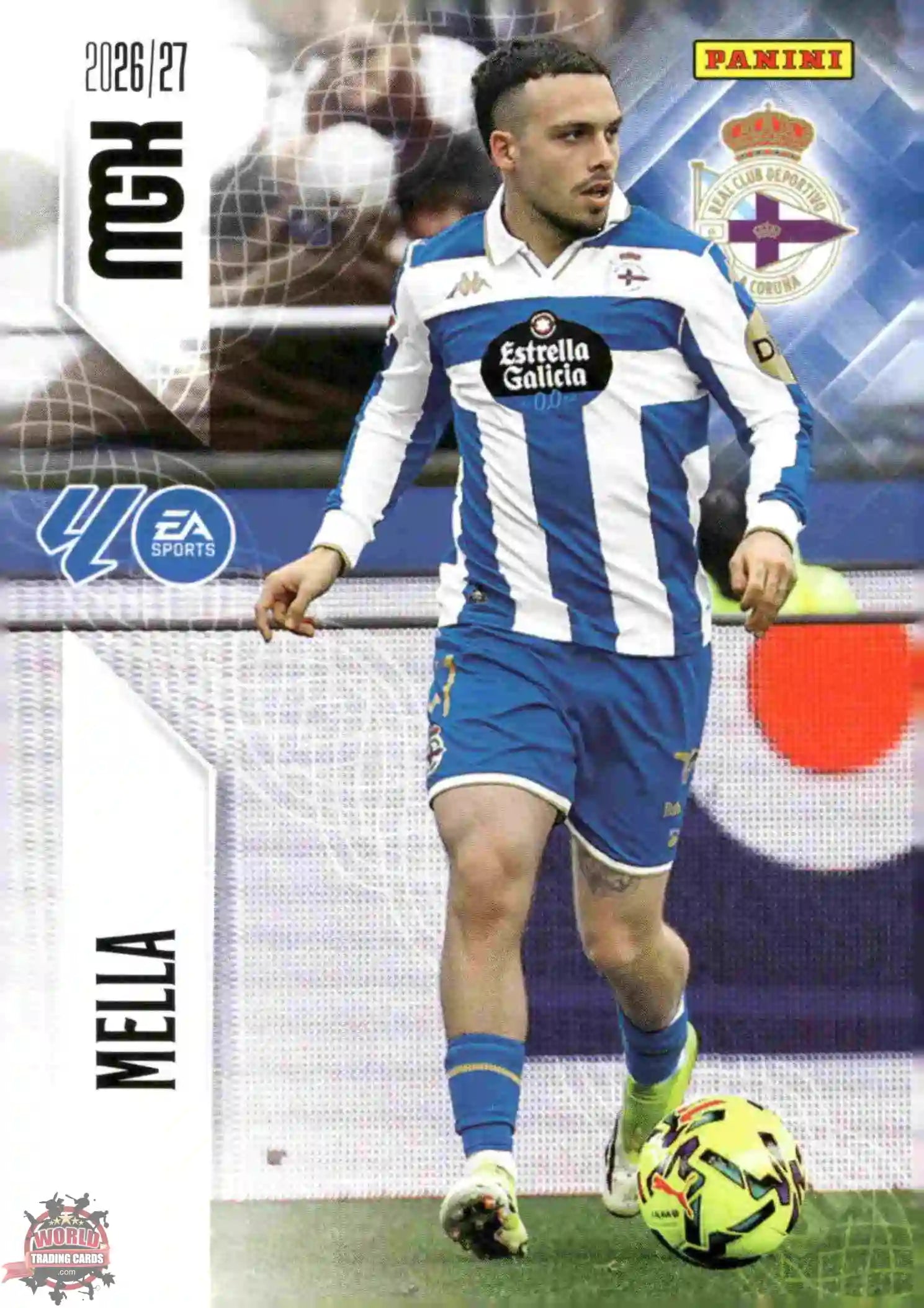 Panini | Megacracks | 2026-2027 | #141 | Mella | RC Deportivo | Basico