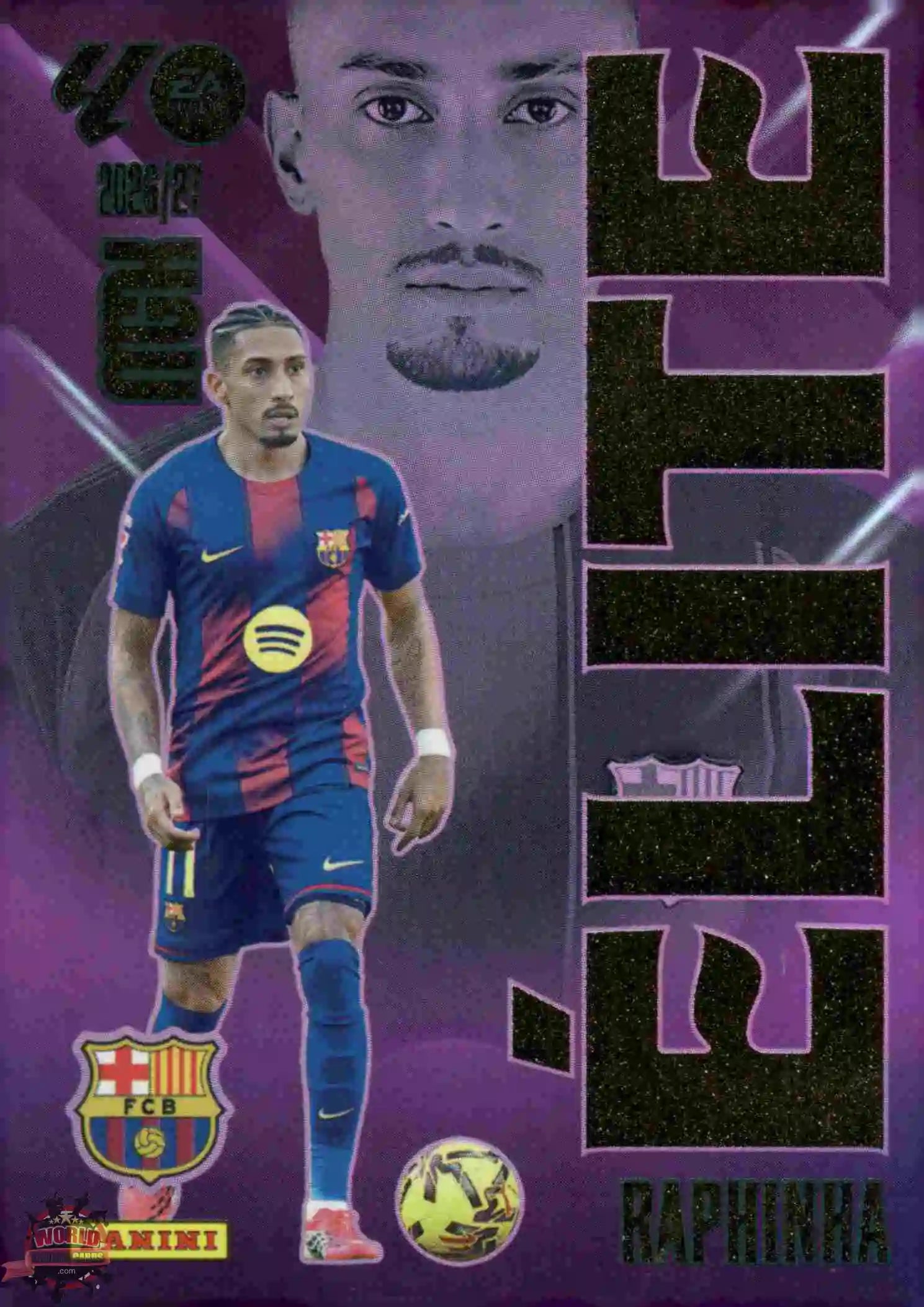 Panini | Megacracks | 2026-2027 | #016 | Raphinha | FC Barcelona | Elite