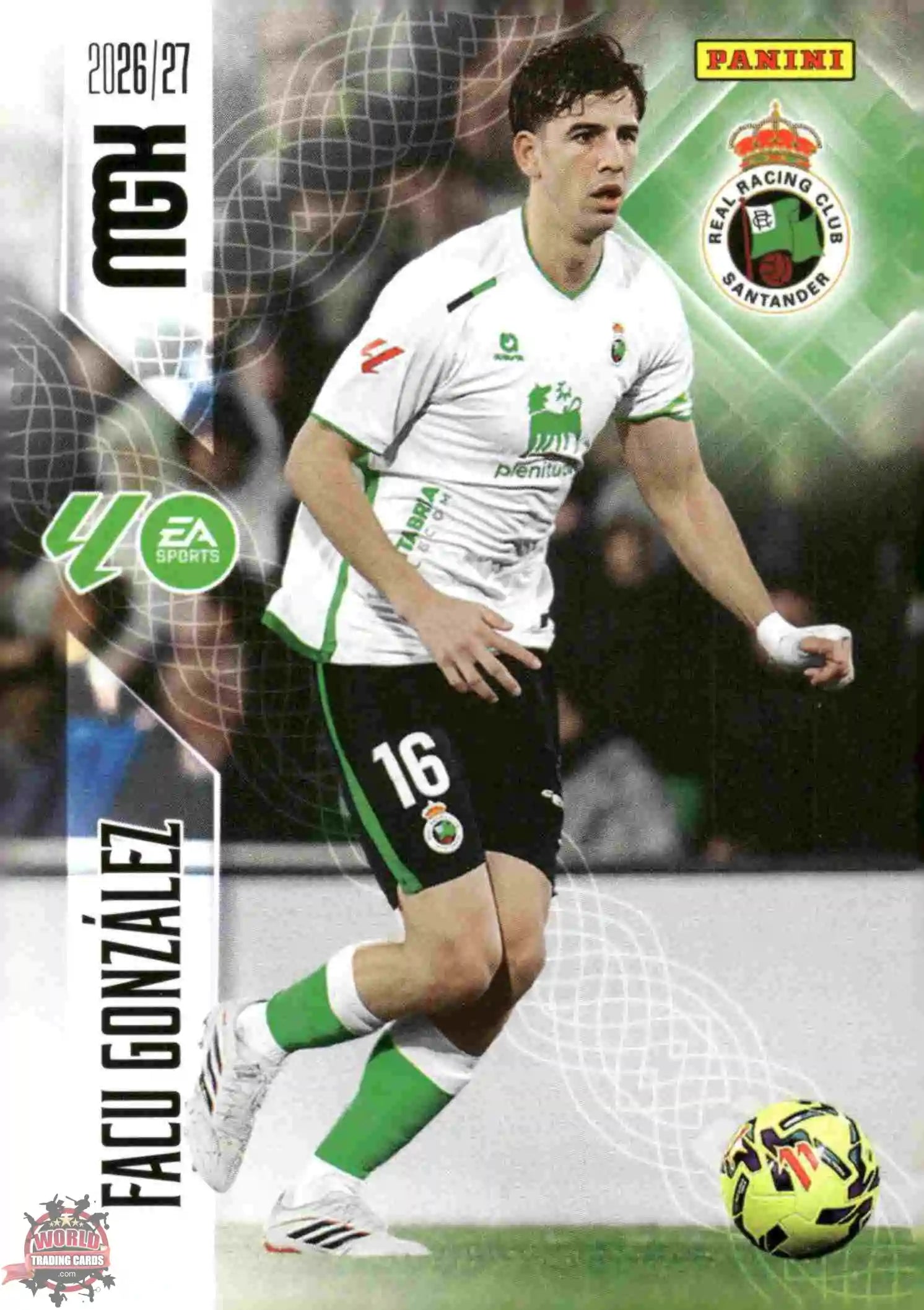 Panini | Megacracks | 2026-2027 | #276 | Facu Gonález | Real Racing Club | Basico