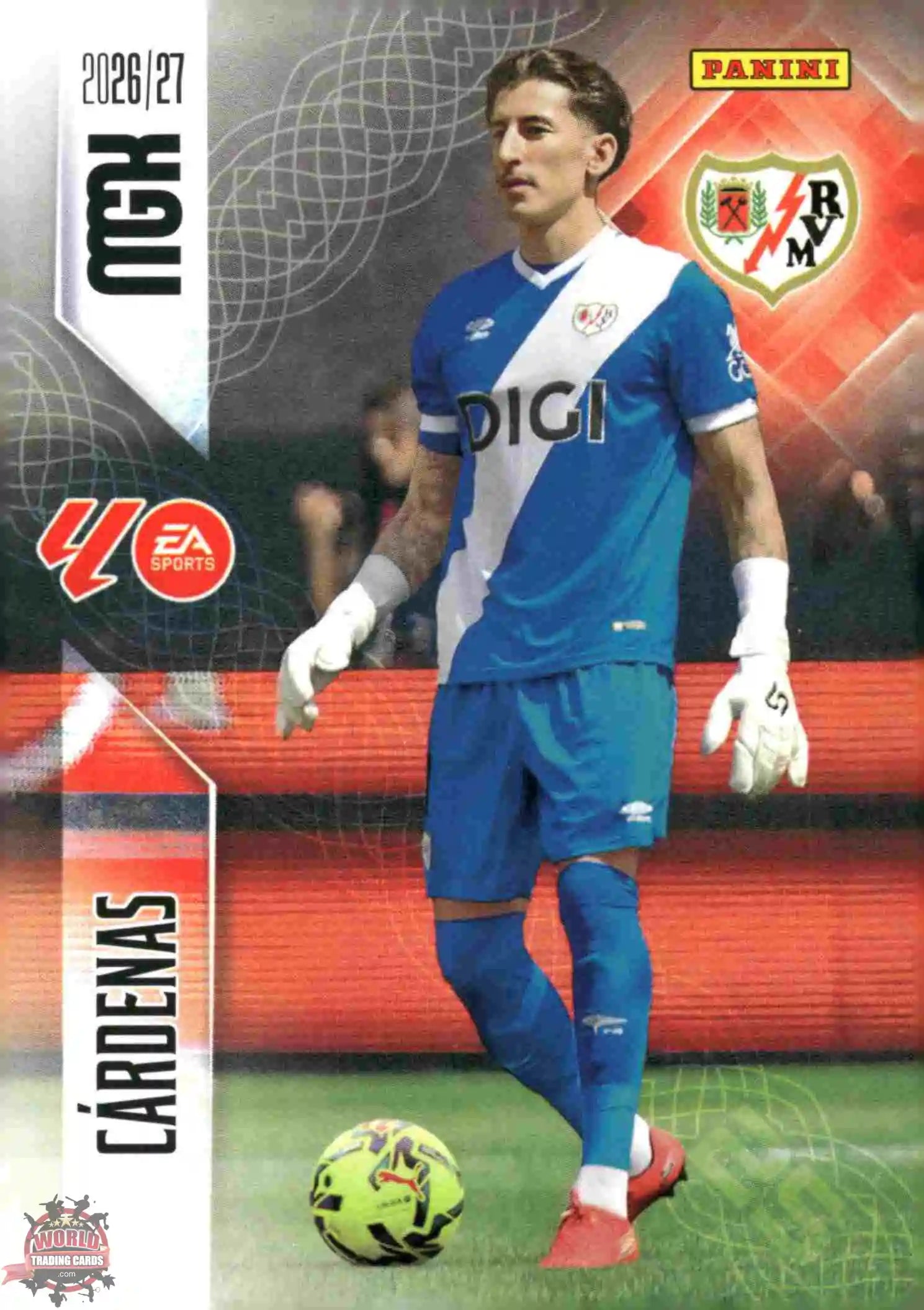 Cárdenas - Rayo Vallecano - Panini Megacracks - 2025-2026 - #291 - Basic
