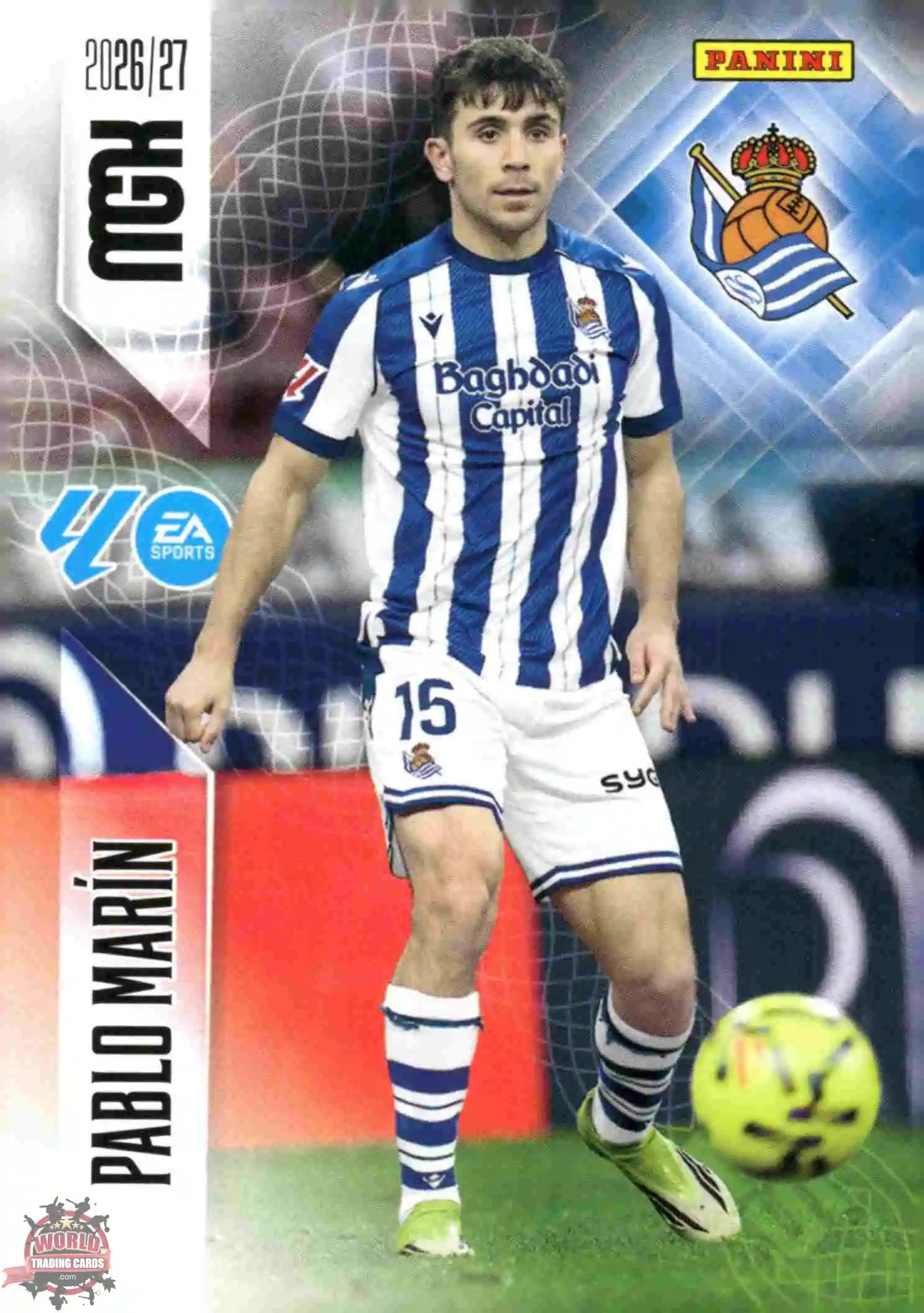 Panini | Megacracks | 2026-2027 | #317 | Pablo Marín | Real Sociedad | Basico