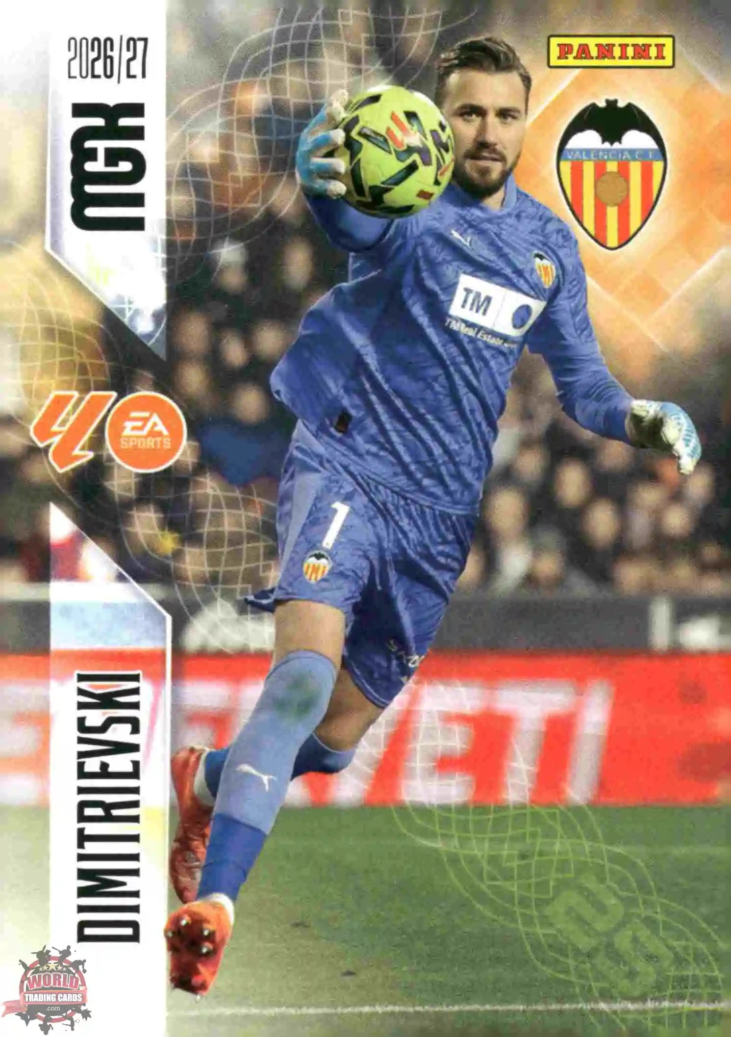 Panini | Megacracks | 2026-2027 | #344 | Dimitrievski | Valencia CF | Basico