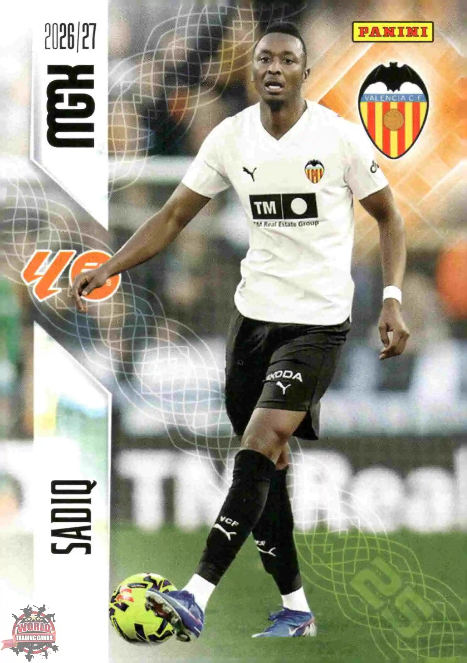 Panini | Megacracks | 2026-2027 | #360 | Sadiq | Valencia CF | Basico