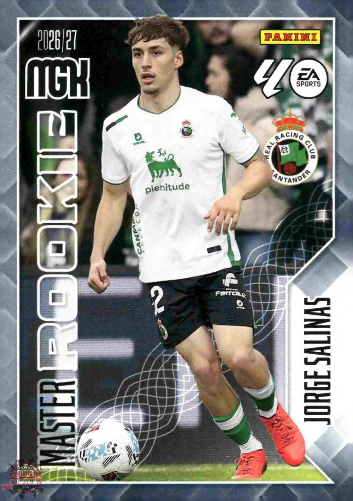 Panini | Megacracks | 2026-2027 | #414 | Jorge Salinas | Real Racing Club | Master Rookie