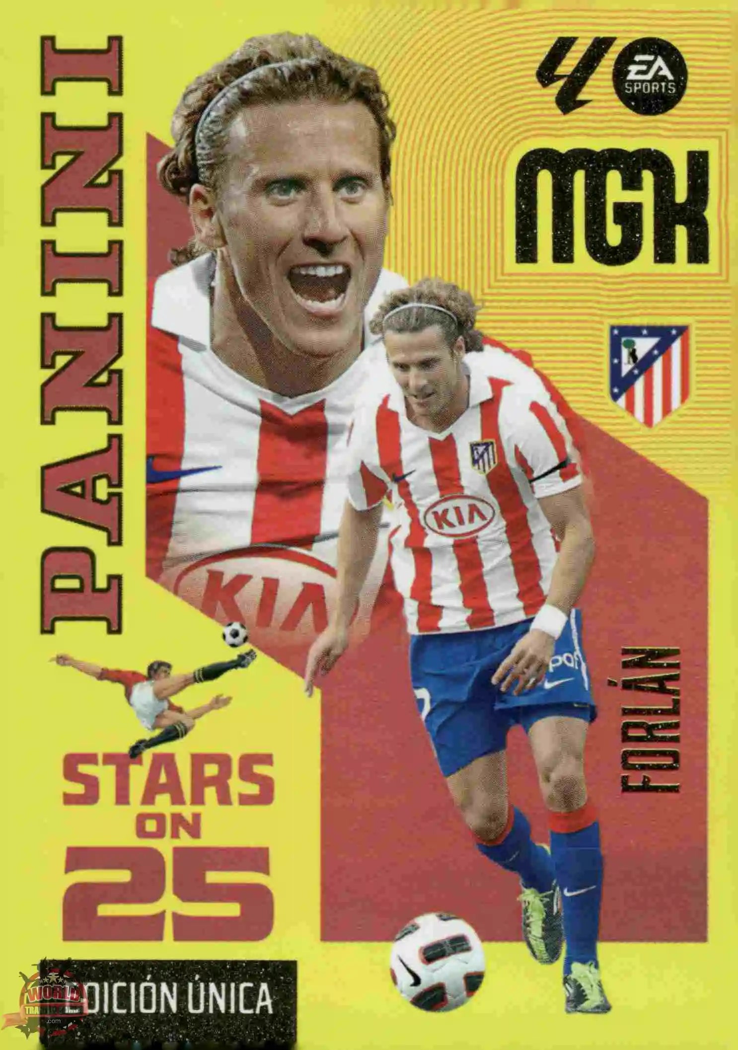 Panini | Megacracks | 2026-2027 | #439 | Forlán | Atlético de Madrid | Stars on 25