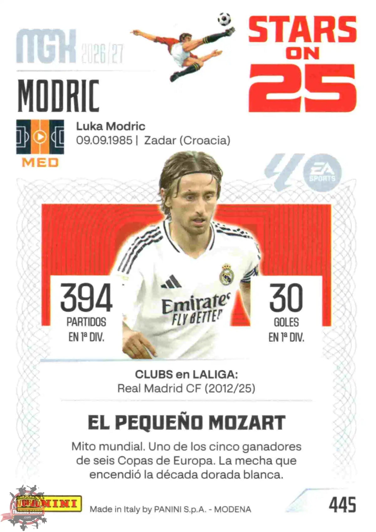 Panini | Megacracks | 2026-2027 | #445 | Modric | Real Madrid | Stars on 25