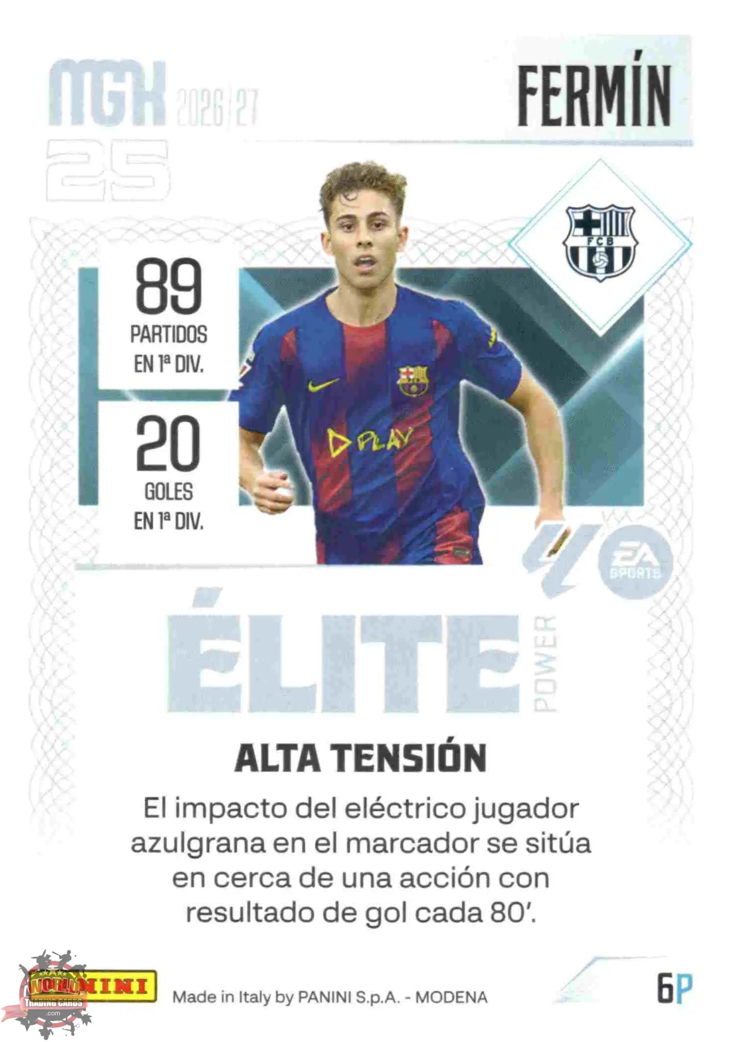 Panini | Megacracks | 2026-2027 | #006P | Fermín | FC Barcelona | Elite Power