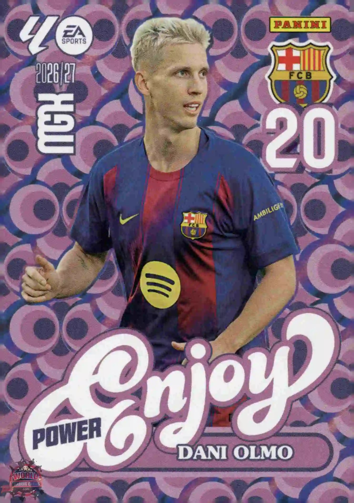 Panini | Megacracks | 2026-2027 | #381P | Dani Olmo | FC Barcelona | Enjoy Power