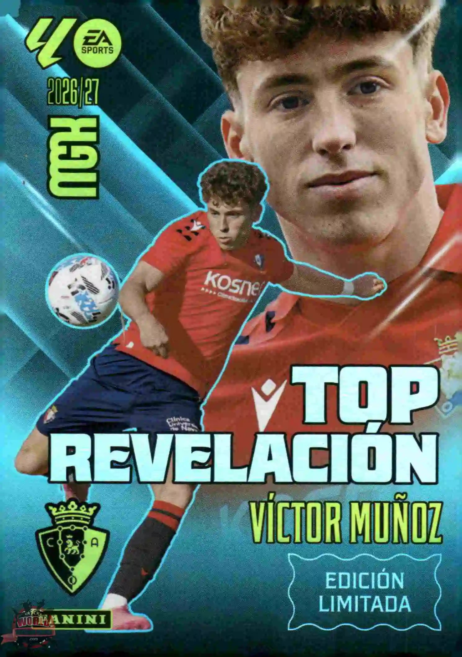 Panini | Megacracks | 2026-2027 | #EL01 | Víctor Muñoz | CA Osasuna | Edición Limitada