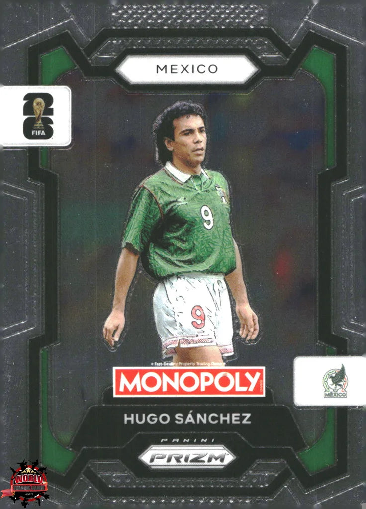 #PMPWC/056 | Panini | Monopoly | Prizm | FIFA World Cup | 2026 | Hugo Sanchez | Base