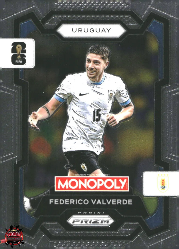 #PMPWC/065 | Panini | Monopoly | Prizm | FIFA World Cup | 2026 | Federico Valverde | Base
