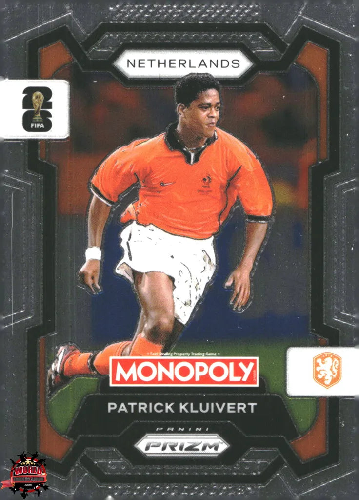 #PMPWC/072 | Panini | Monopoly | Prizm | FIFA World Cup | 2026 | Patrick Kluivert | Base
