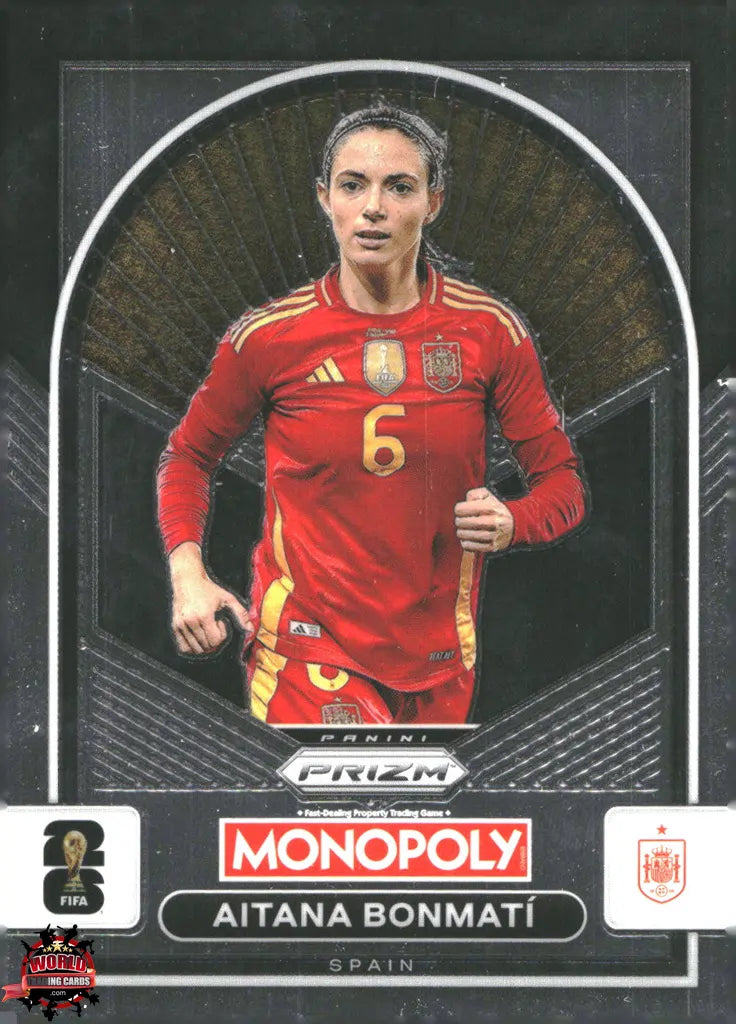 #PMPWC/099 | Panini | Monopoly | Prizm | FIFA World Cup | 2026 | Aitana Bonmati | Base