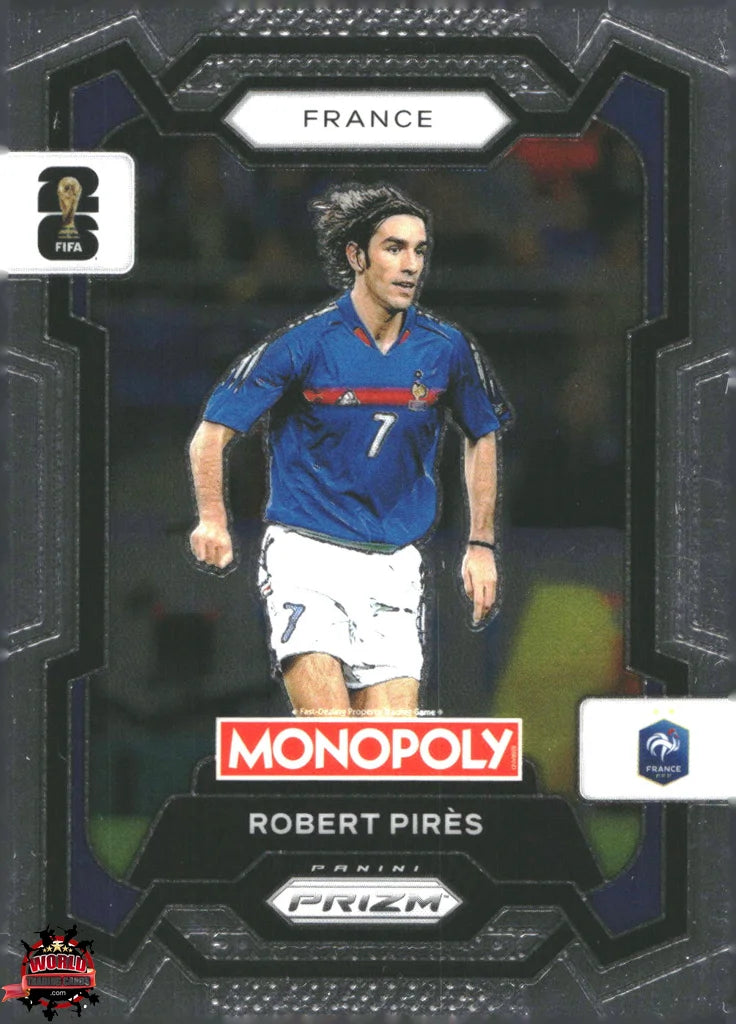 #PMPWC/010 | Panini | Monopoly | Prizm | FIFA World Cup | 2026 | Robert Pires | Base