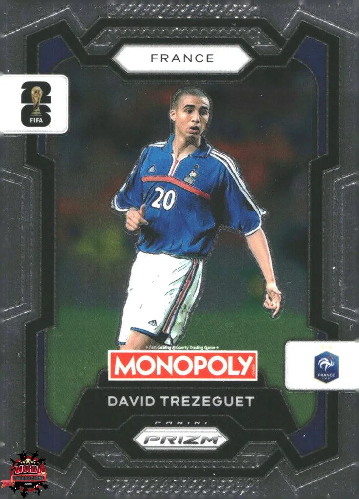 #PMPWC/012 | Panini | Monopoly | Prizm | FIFA World Cup | 2026 | David Trezeguet | Base