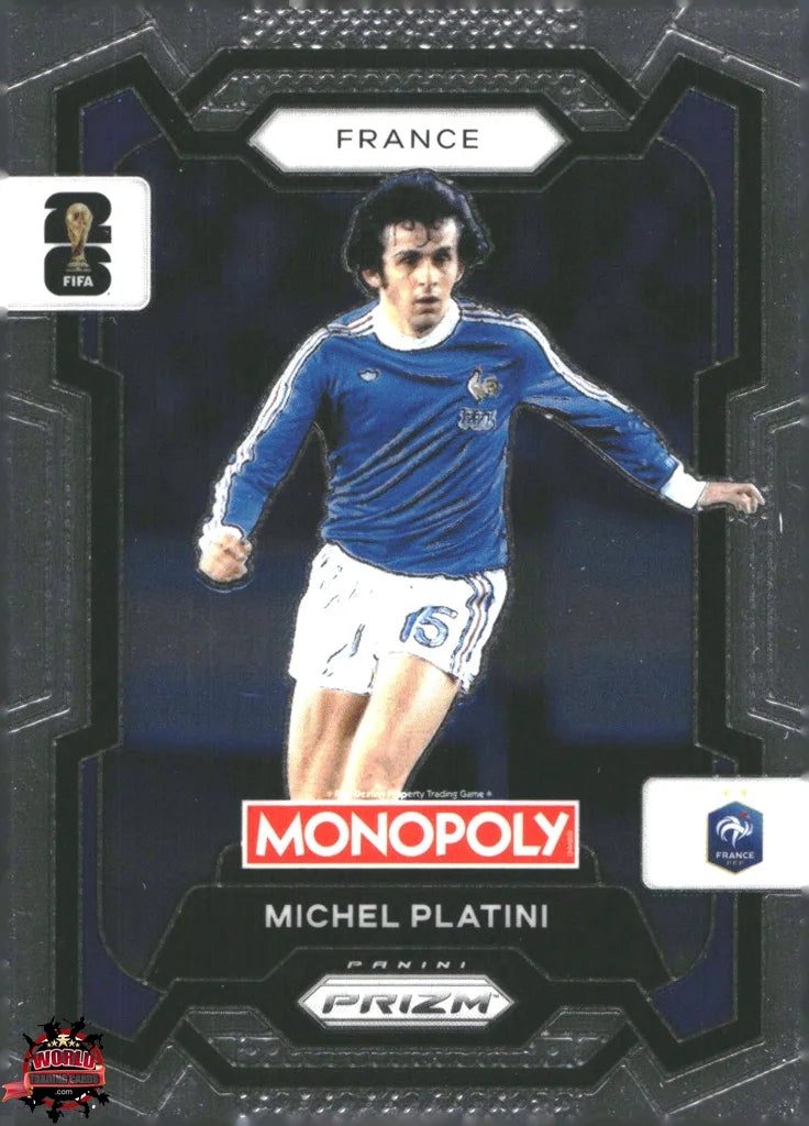 #PMPWC/013 | Panini | Monopoly | Prizm | FIFA World Cup | 2026 | Michel Platini | Base