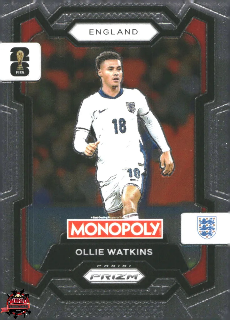 #PMPWC/025 | Panini | Monopoly | Prizm | FIFA World Cup | 2026 | Ollie Watkins | Base